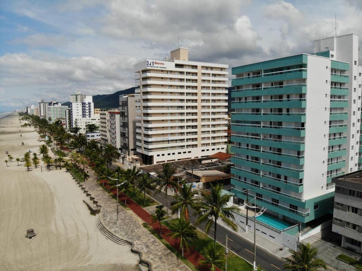 Apto Pe Na Areia Ar Condicionado Internet Estacionamento Portaria 24H Apartamento Praia Grande  Exterior foto